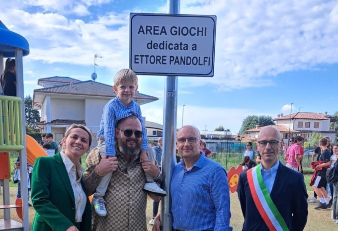 Un’area giochi nel ricordo del piccolo Ettore Pandolfi
