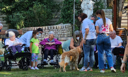 Pet Therapy per i nonni alla Casa di riposo di Manerbio