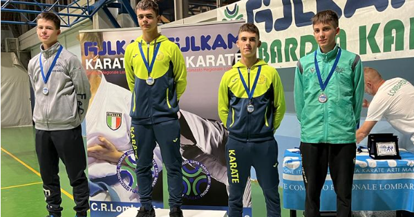 Karate Forza e Costanza: due argenti e un bronzo ai Campionati Regionali Juniores Fijlkam 2023