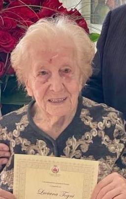 101 anni, un compleanno speciale per la maestra Togni