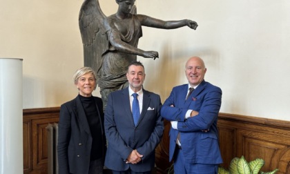 Visita in Loggia per il nuovo Comandante della Polizia Locale di Brescia Marco Baffa