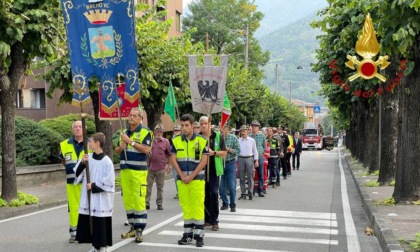 Giacomo Botticchio: il giorno dell'ultimo saluto al Capo Squadra Volontario dei Vigili del Fuoco a Breno