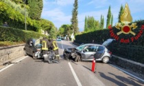 Frontale tra due veicoli a Gardone Riviera: tre le persone coinvolte