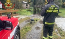 Maltempo nel Bresciano: squadre di Vigili del Fuoco impegnate in tutta la provincia