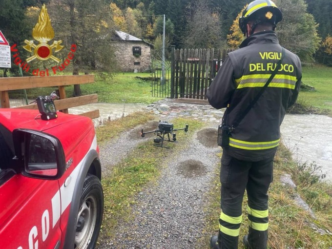 Maltempo nel Bresciano: squadre di Vigili del Fuoco impegnate in tutta la provincia