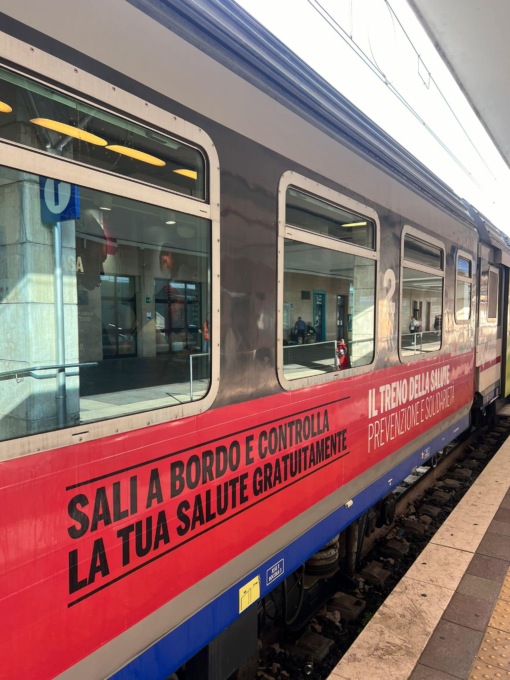 A Brescia arriva il Treno della Salute per screening e visite