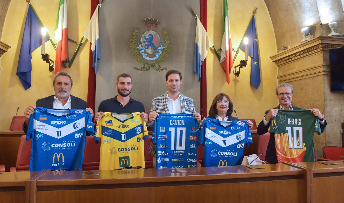 Atlantide Pallavolo Brescia la presentazione ufficiale in Loggia