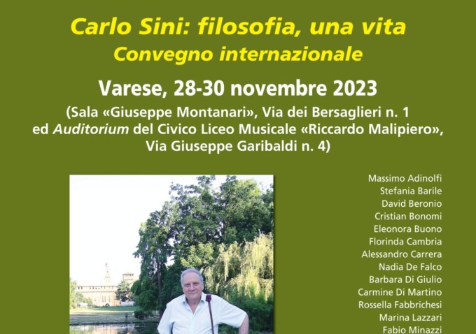 Carlo Sini, una vita per la filosofia