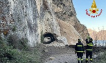 Frana in Alto Garda: danneggiata una parte del depuratore "Limone-Tremosine"