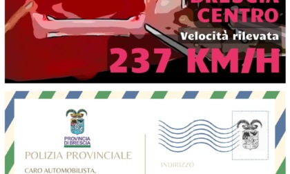 La campagna di sensibilizzazione della Polizia Provinciale sulla sicurezza stradale: cartoline che invitano a riflettere