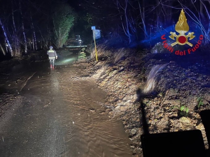 Maltempo in Valle Camonica: venti interventi da parte dei Vigili del Fuoco
