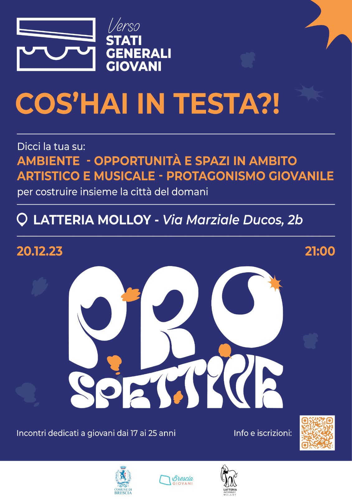 Brescia: Prospettive, alla Latteria Molloy il primo appuntamento degli  Stati Generali - Prima Brescia