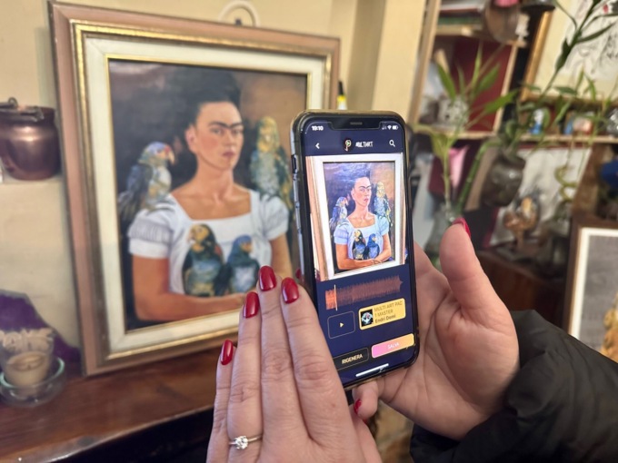 Nasce l’app per «sentire» le opere d’arte