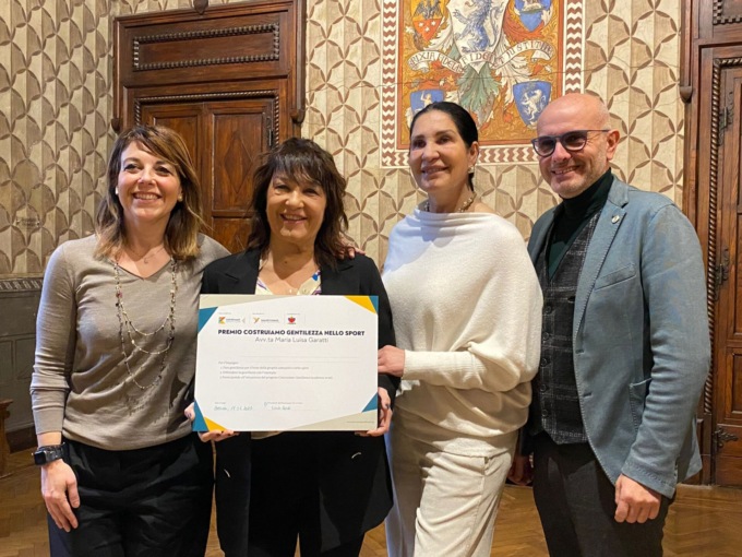 Premio “Costruiamo Gentilezza nello Sport” all’avvocato Maria Luisa Garatti