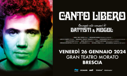 "Canto Libero - Omaggio alle canzoni di Battisti e Mogol" in scena al Gran Teatro Morato