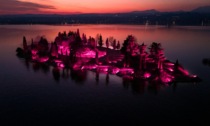 L’Isola di San Biagio si illumina di rosa per il Giro d'Italia