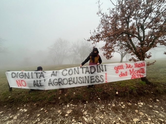 Il prato dello Stalù eletto dagli ambientalisti come simbolo del «no» all’agrobusiness