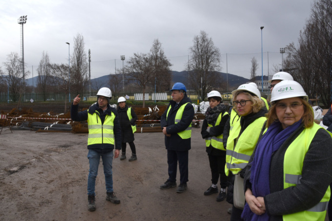 Scuola secondaria di primo grado “Divisione Tridentina”, oggi il sopralluogo degli assessori Muchetti e Frattini