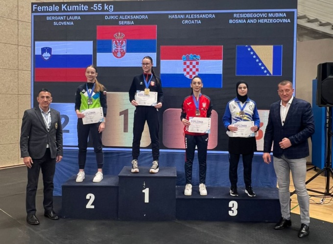 Karate, ai Campionati dei Balcani l’italo croata Alessandra Hasani conquista il terzo posto