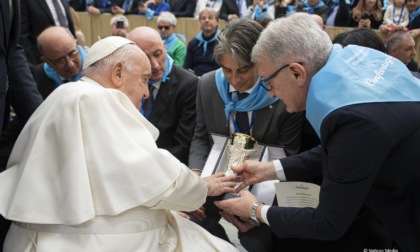 Massetti di Confartigianato dona a Papa Francesco un calice liturgico