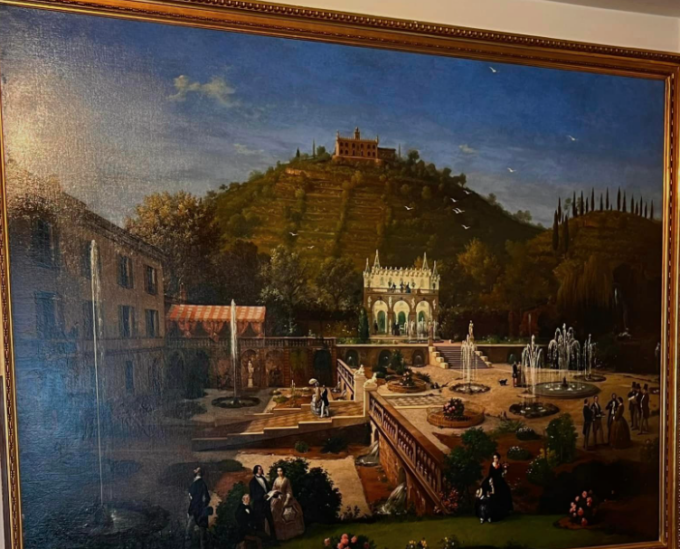 “Veduta di Villa Richiedei”: il restauro del capolavoro di Inganni selezionato per il Concorso Art Bonus 2024