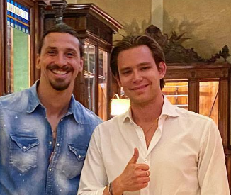 Zlatan Ibrahimovic torna a Gardone Val Trompia ospite della famiglia Beretta