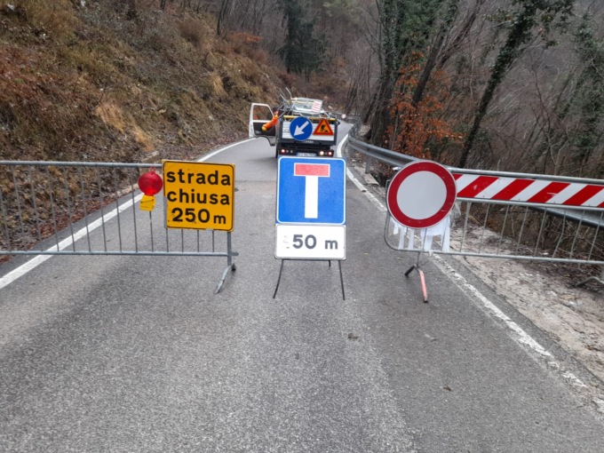 Sp38 Tremosine – Tignale chiusa causa maltempo