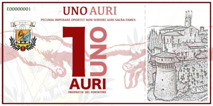 Auri: la «moneta» che vuole rilanciare il territorio
