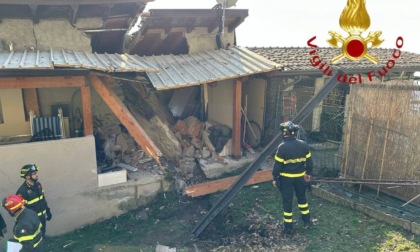 Frana a Piancogno: abitazione gravemente danneggiata