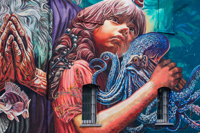 “Il sogno dell’acqua”, venerdì l’inaugurazione del murale di Vera Bugatti al Parco dell’Acqua