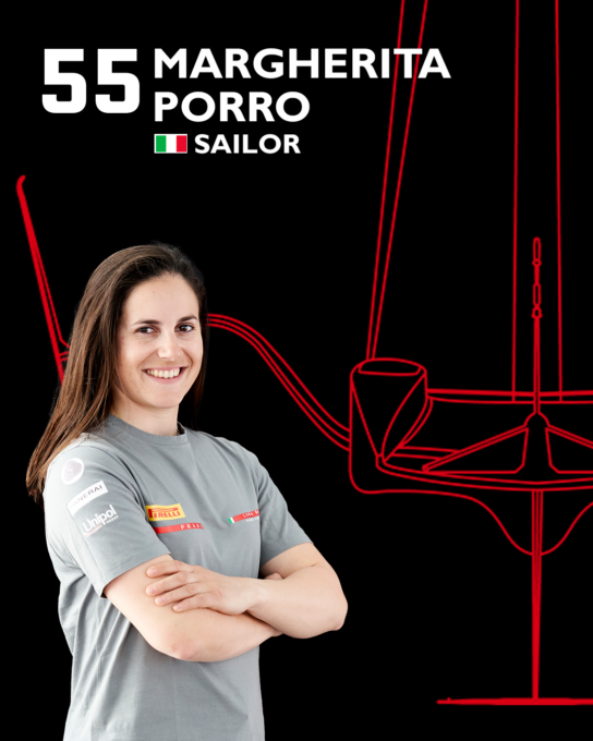 La velista Margherita Porro è una timoniera del team di Luna Rossa Pirelli