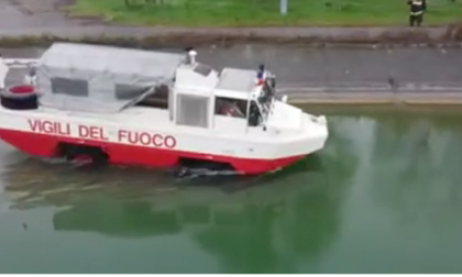 Vigili del Fuoco: conclusa oggi l’estensione mezzi anfibi, istruiti in 29