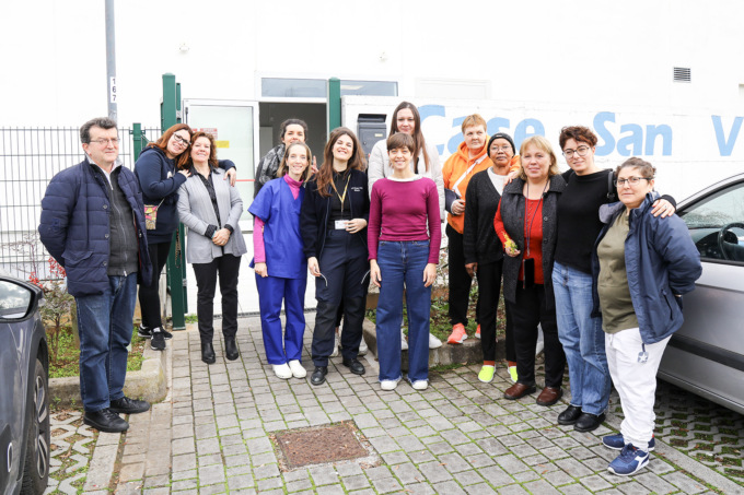 Giornata Internazionale della Donna, gli assessori Frattini e Fenaroli in visita a Case San Vincenzo a Brescia