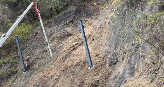 Strada Panoramica riaperta alla circolazione dopo la frana
