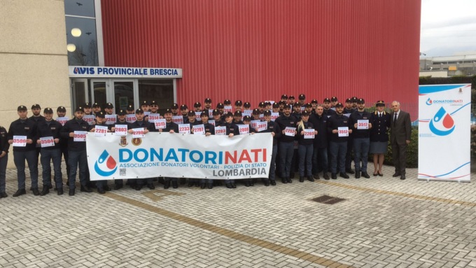 Maratona del Donatore , protagonisti gli Allievi Agenti della Polizia di Stato