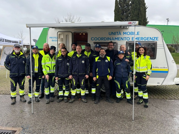 Protezione civile Basso Garda: a Desenzano la presentazione del nuovo mezzo