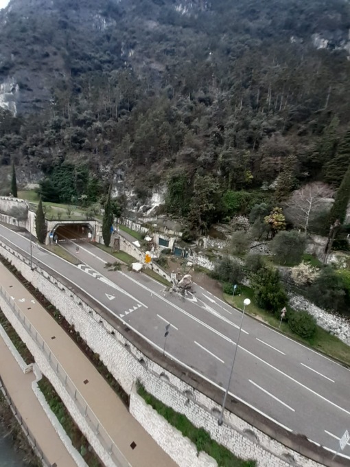 Alto Garda: riaperta la Gardesana tra Limone e Riva