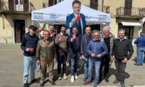 Angelo Ciocca, l'eurodeputato della Lega fa tappa a Montichiari per il suo tour elettorale