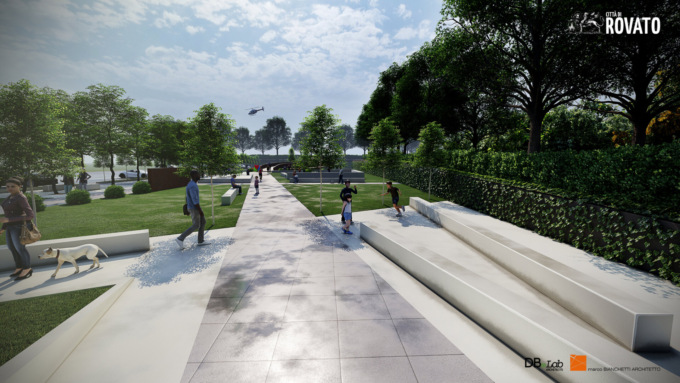 Un polmone verde nell’area mercatale