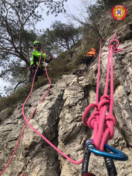 Precipita dalla ferrata del Crench a 600 metri di quota, interviene il Cnsas