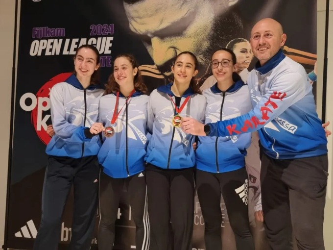 Karate: le atlete della Ginnastica Leonessa trionfano agli Open d’Italia