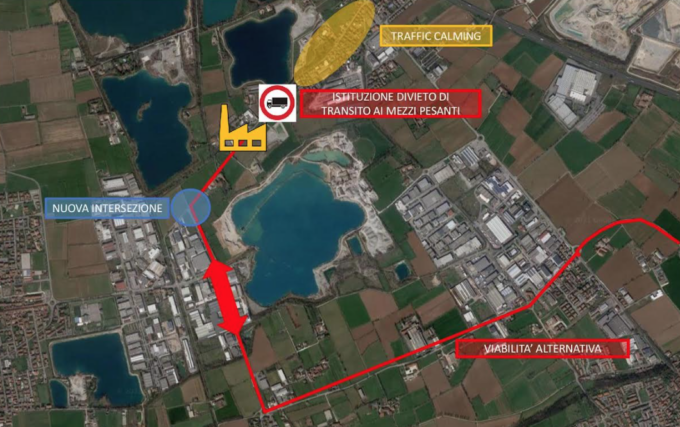 Lavori conclusi tra via dei Santi e via Le Ghiselle, aperto un collegamento alternativo per i veicoli pesanti