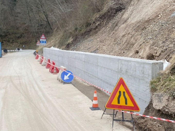 La Sp38 in località Tignalga rimarrà aperta anche lunedì 8 aprile