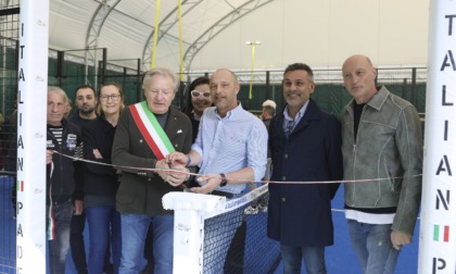 Taglio del nastro per il nuovo campo di padel di Orzinuovi