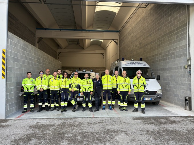 I volontari «inaugurano» il polo emergenze