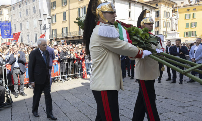 Sergio Mattarella a Brescia per il 50esimo dalla Strage di piazza Loggia