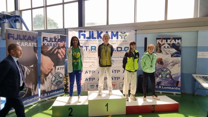 Regionali Lombardia, il Karate Nakayama conquista due medaglie d’oro