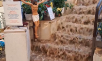 Acqua e fango invadono il santuario Maria Rosa Mistica di Montichiari