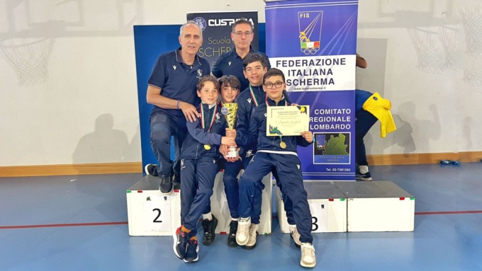 La Libertas Scherma Salò è campione regionale a squadre di fioretto Under 12