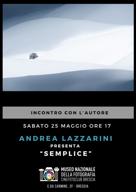 Andrea Lazzarini presenta “Semplice” in Contrada Carmine